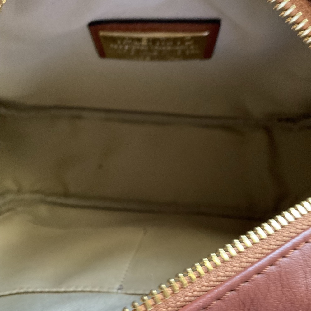 Valentino Chestnut Brown Leather Crossbody with Tassel - Picture 7 of 9